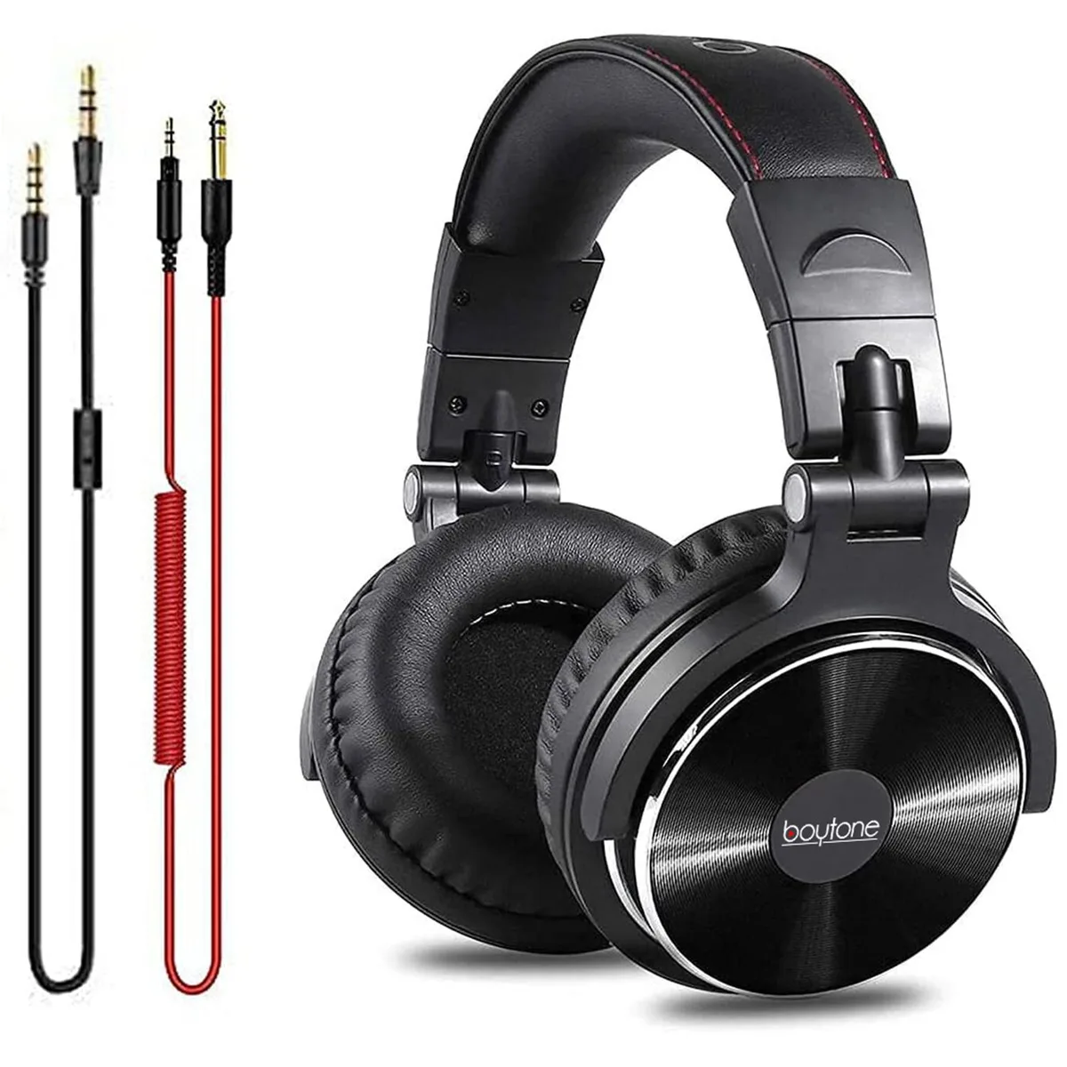 Boytone Boytone BT-10BK 50mm wired over-ear headphones 32Ω 110dB 20-40KHz 3.5/6.35mm — product photo
