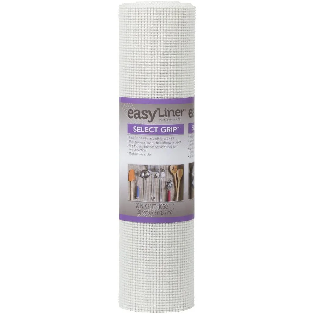Duck Duck 281877 Shelf Liner Tape 20 in x 24 ft White — product photo