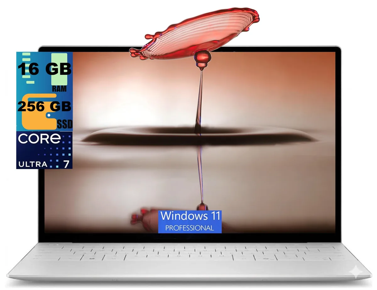 DELL DELL XPS 13 9350 AI laptop, Ultra 7 256V, 16GB DDR5, 256GB, 13.4" 120Hz FHD+ — product photo