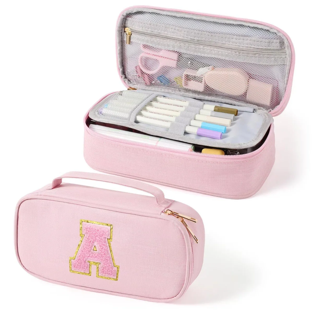  YOOLIFE BGPX0001 Illustration Pencil Case 9.1x2.4x4.3in Pink — product photo
