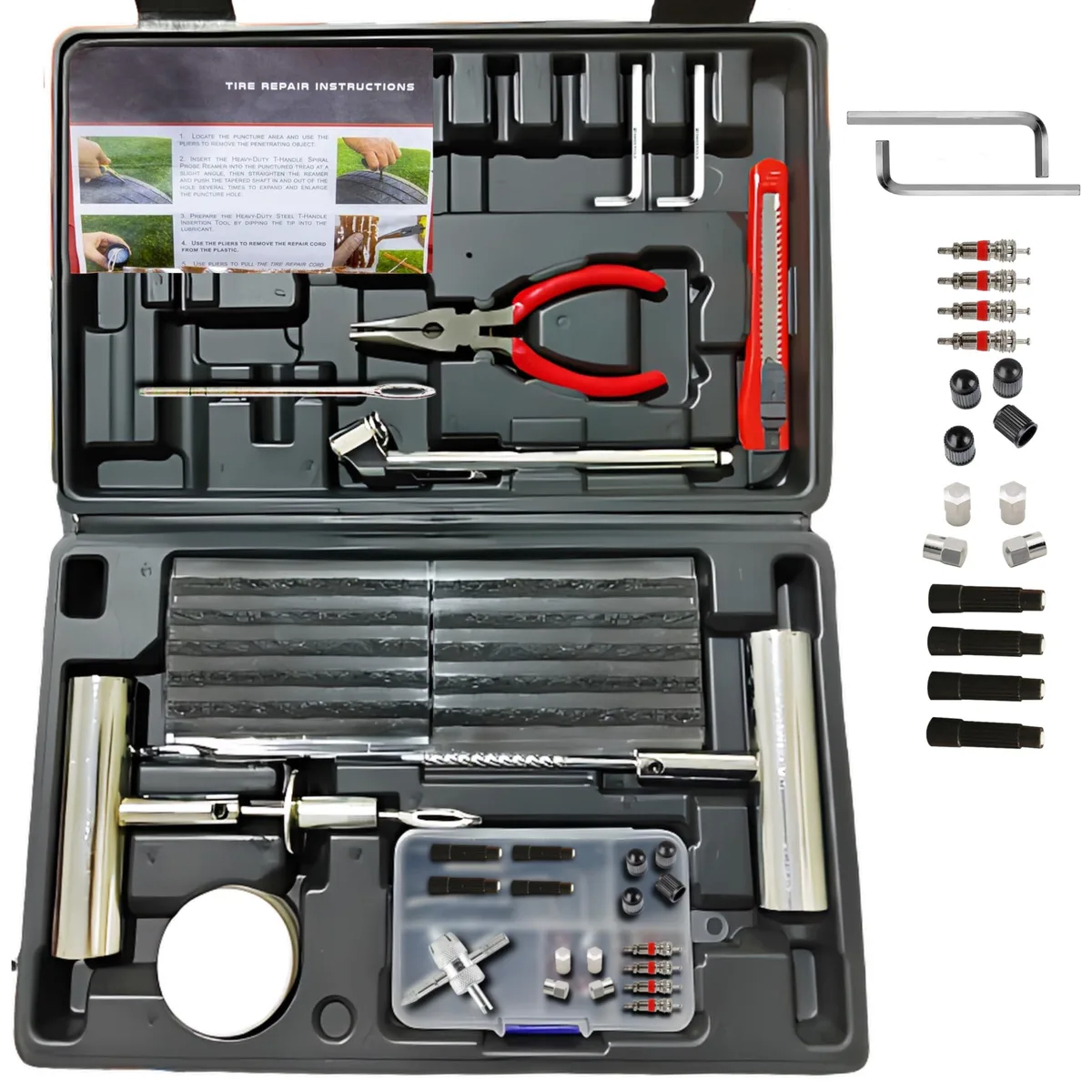  Metra EH-23 68pcs Tire Repair Kit — product photo