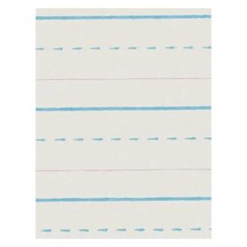 Pacon Pacon ZP2612 Ruled Handwriting Paper 500 Sheets 30 lb 8.00 x 10.50 in .50 in Ruling Grade 2 White — product photo