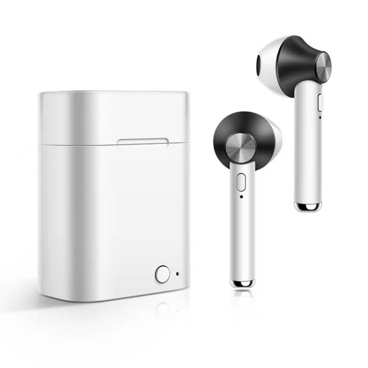 Black true-wireless earbuds with matching charging case, matte finish