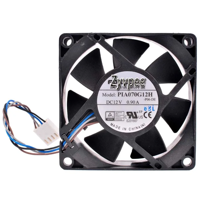Zyvpee Zyvpee PIA070G12H -P06-DE 70mm 4-pin case fan — product photo