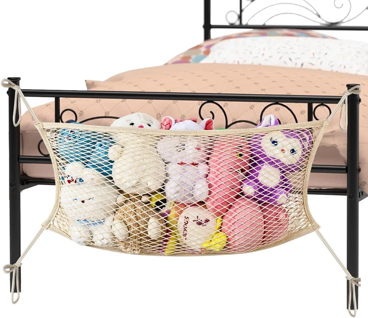 Ofiray-home Ofiray-home Toy Storage Net Beige 35 in × 14 in — product photo
