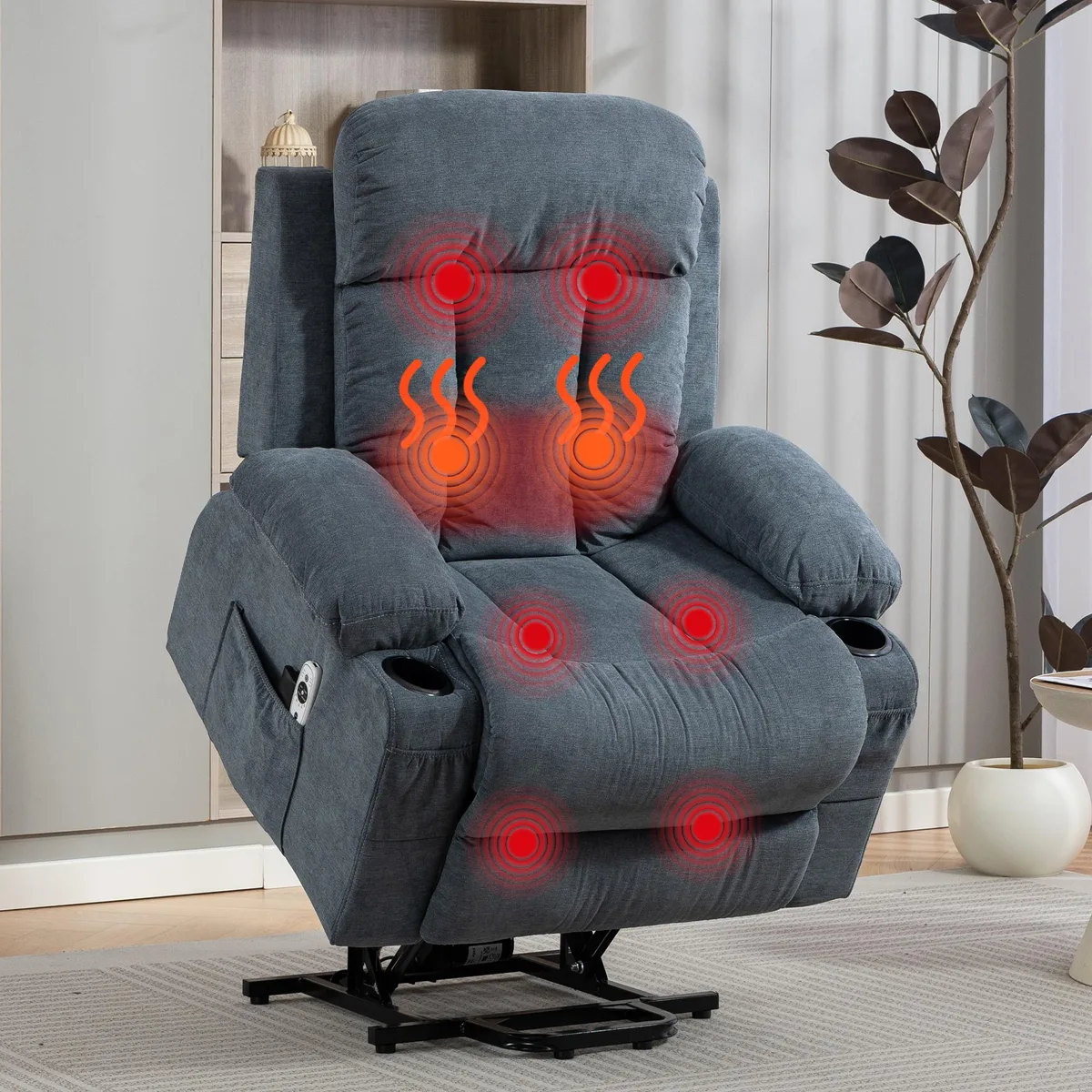 VANBOW VANBOW Power Lift Recliner Blue — product photo