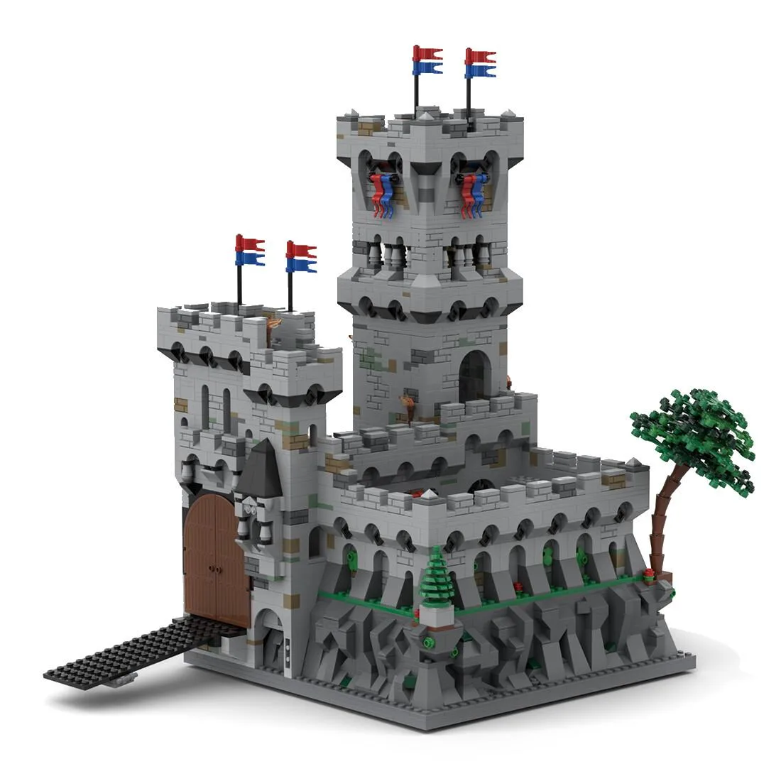 ZITIANYOUBUILD ZITIANYOUBUILD MOC-87299 Kings Mountain Fortress 3626 Parts Educational Building Set — product photo