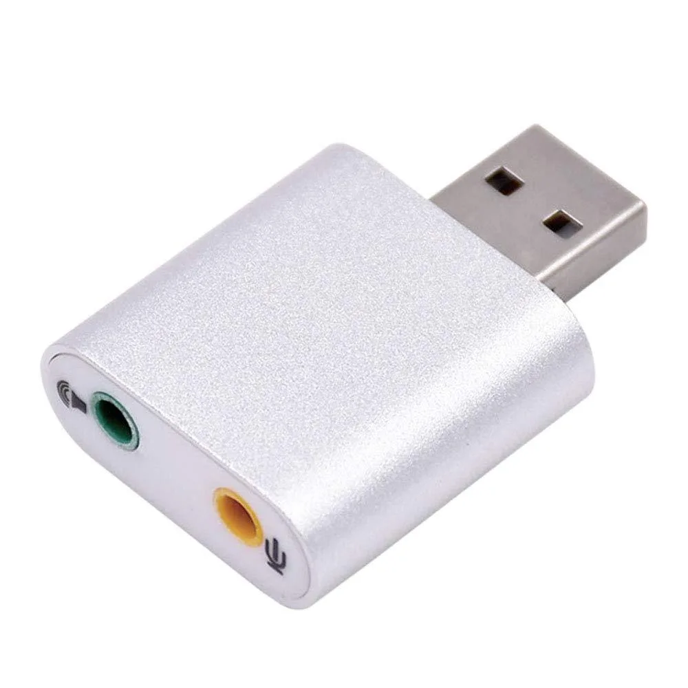 RCA CSP0617 USB Audio Adapter 48 KHz 3.5mm Silver — product photo