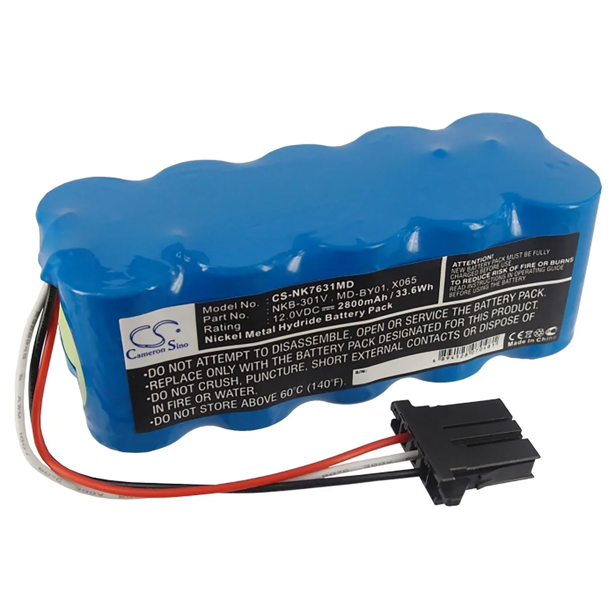 Cameron &amp; Co Cameron &amp; Co DS-CS-NK7631MD 12.0V 2800mAh Ni-MH Blue battery — product photo