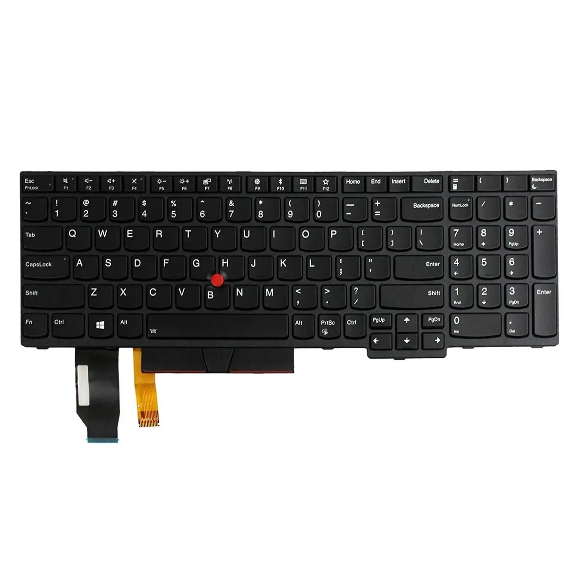 AUTENS AUTENS Backlit Keyboard for ThinkPad E590 E595 L590 T590 P15s Gen 1 2 T15 Gen 1 2 US Layout — product photo