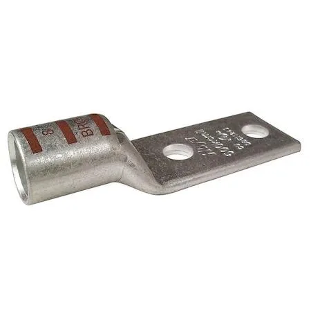 Zoro Select Zoro Select 24D020 Industrial Wire Compression Lug 500 kcmil 1/4 in Stud Short — product photo