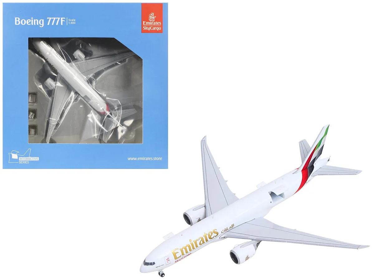 GeminiJets GeminiJets Boeing 777F Emirates SkyCargo 1/400 diecast model — product photo