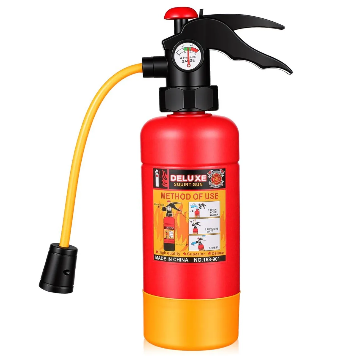 Fire Extinguisher Water Squirt Toy Red 29X8cm — product photo
