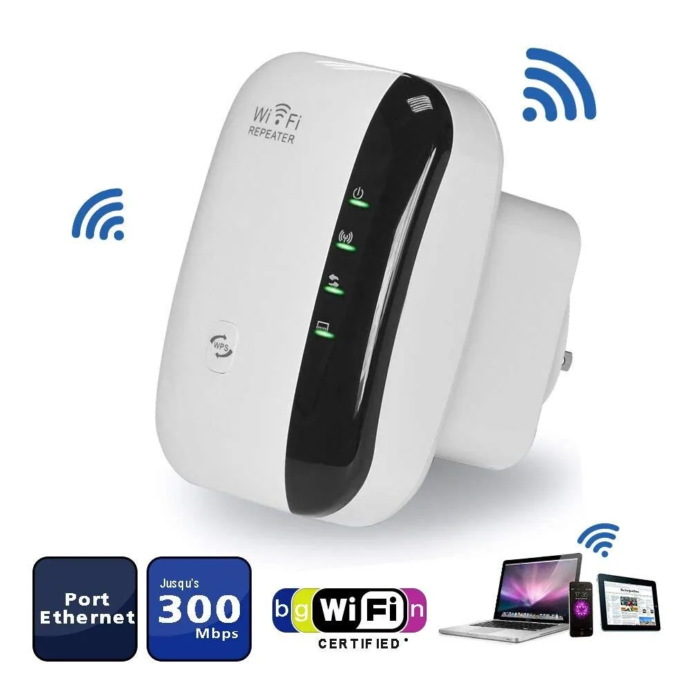 LUOM LUOM JCC529 N300 wireless range extender 300Mbps 2.4GHz — product photo