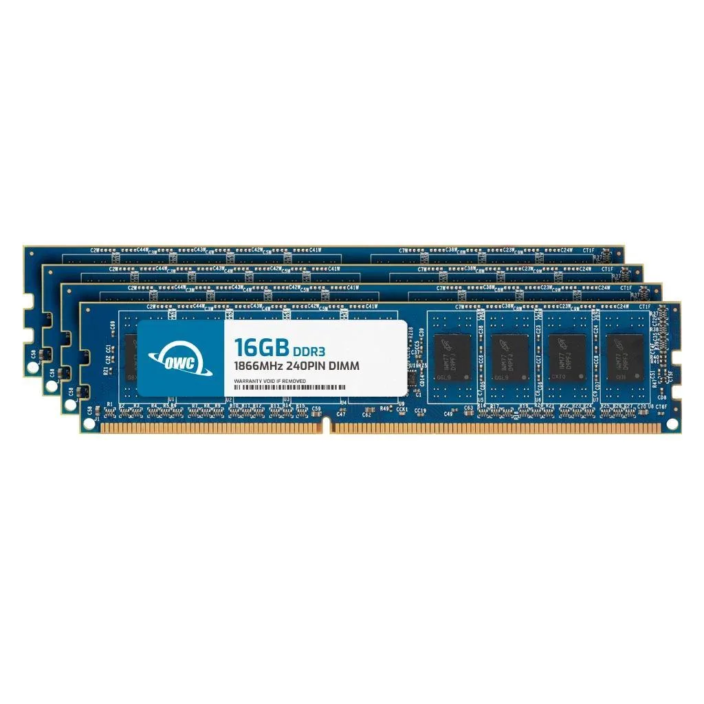 OWC OWC 64GB (4x16GB) DDR3L 1866 CL13 1.35V desktop RAM — product photo