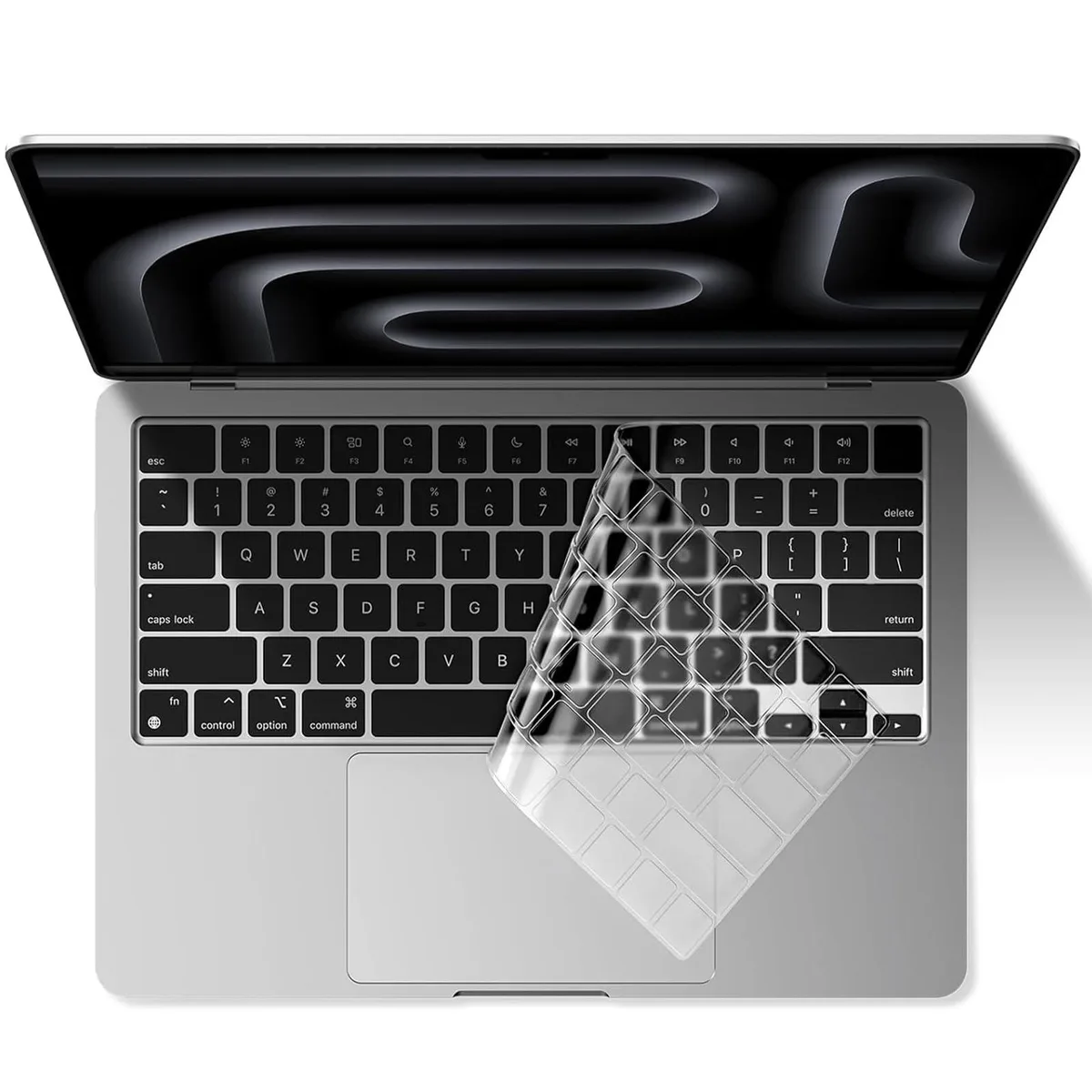  AeroCool EooCoo Keyboard Cover Skin Clear for MacBook Pro 14/16 Air 13.6/15 Neo 13 — product photo