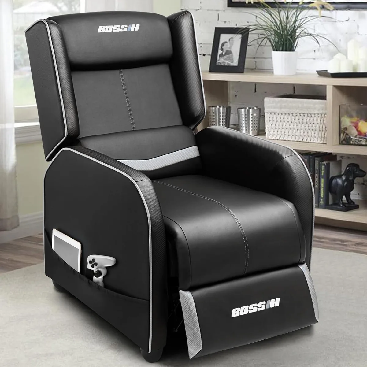 Vitesse Vitesse Gaming Recliner Chair 400lbs Gray — product photo