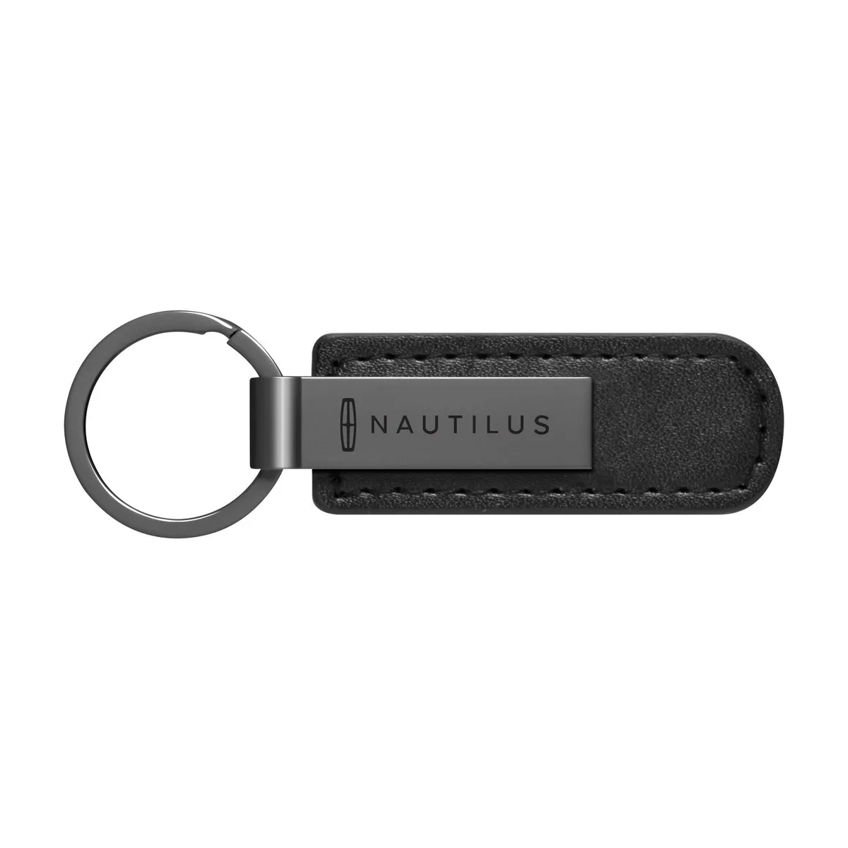iPick Image, LLC iPick Image, LLC Lincoln Nautilus Gunmetal Black PU Leather Key Chain car electronics accessory — product photo