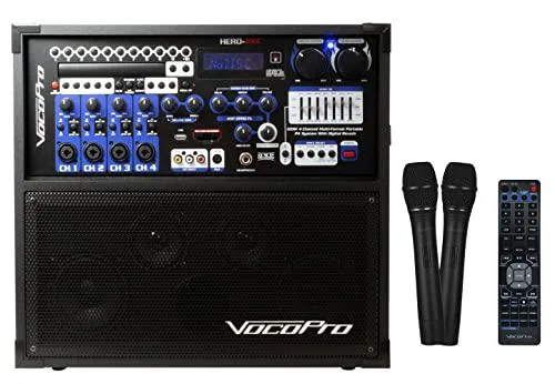 VocoPro VocoPro HERORECBT4 120W 4-Channel PA System — product photo