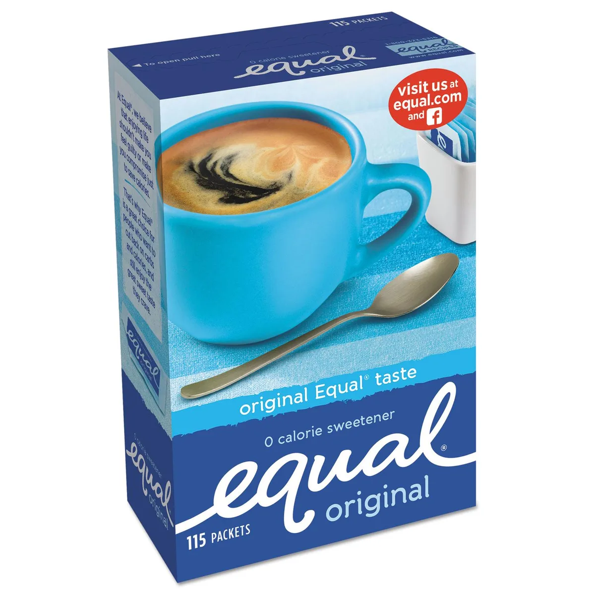 MERISANT CO. MERISANT CO. Equal Zero Calorie Sweetener 115 Packets 20015445 — product photo