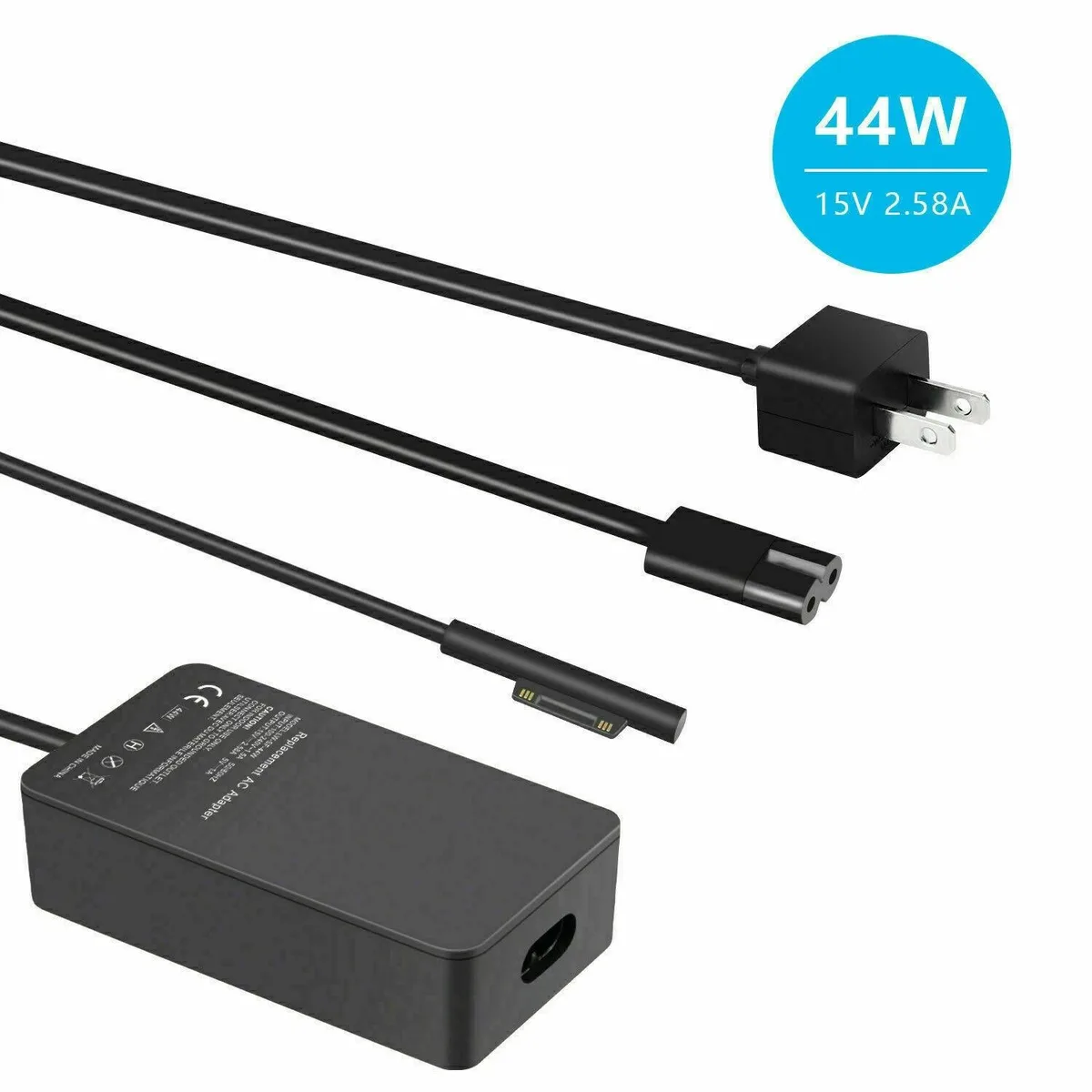 RAYBESTOS UNBRANDED RAYBESTOS UNBRANDED 65W AC Adapter for Microsoft Surface Pro 3-9, Laptop, Go, Book, Studio — product photo