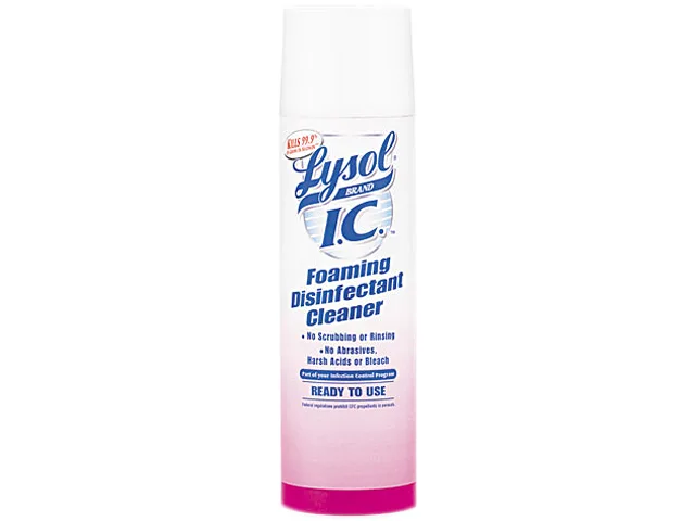 Reckitt Benckiser Reckitt Benckiser 95524CT Lysol Foaming Disinfectant Cleaner 24 oz Aerosol 12/Carton — photo du produit