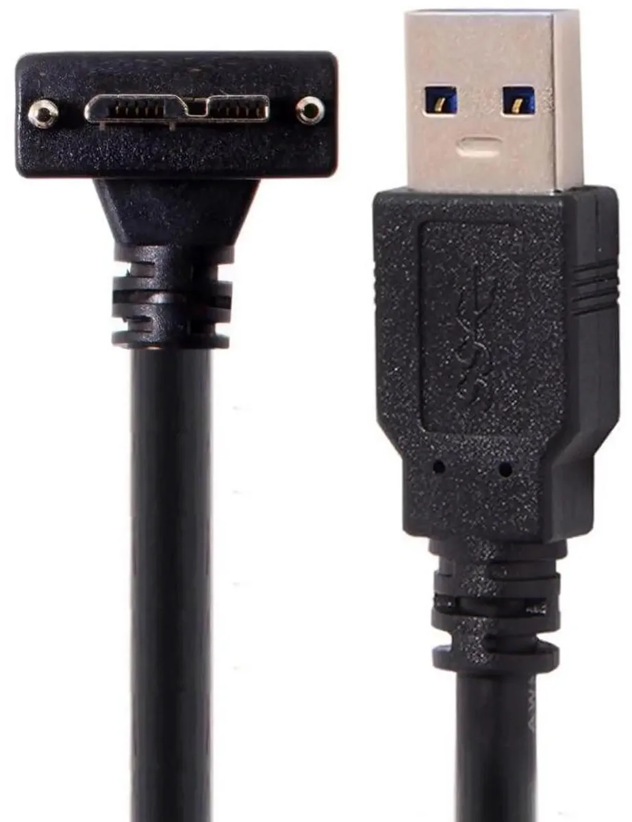 SMUGDESK SMUGDESK 90 Degree UpAngled USB 3.0 Type-A to Micro-B Cable 5.0M — product photo