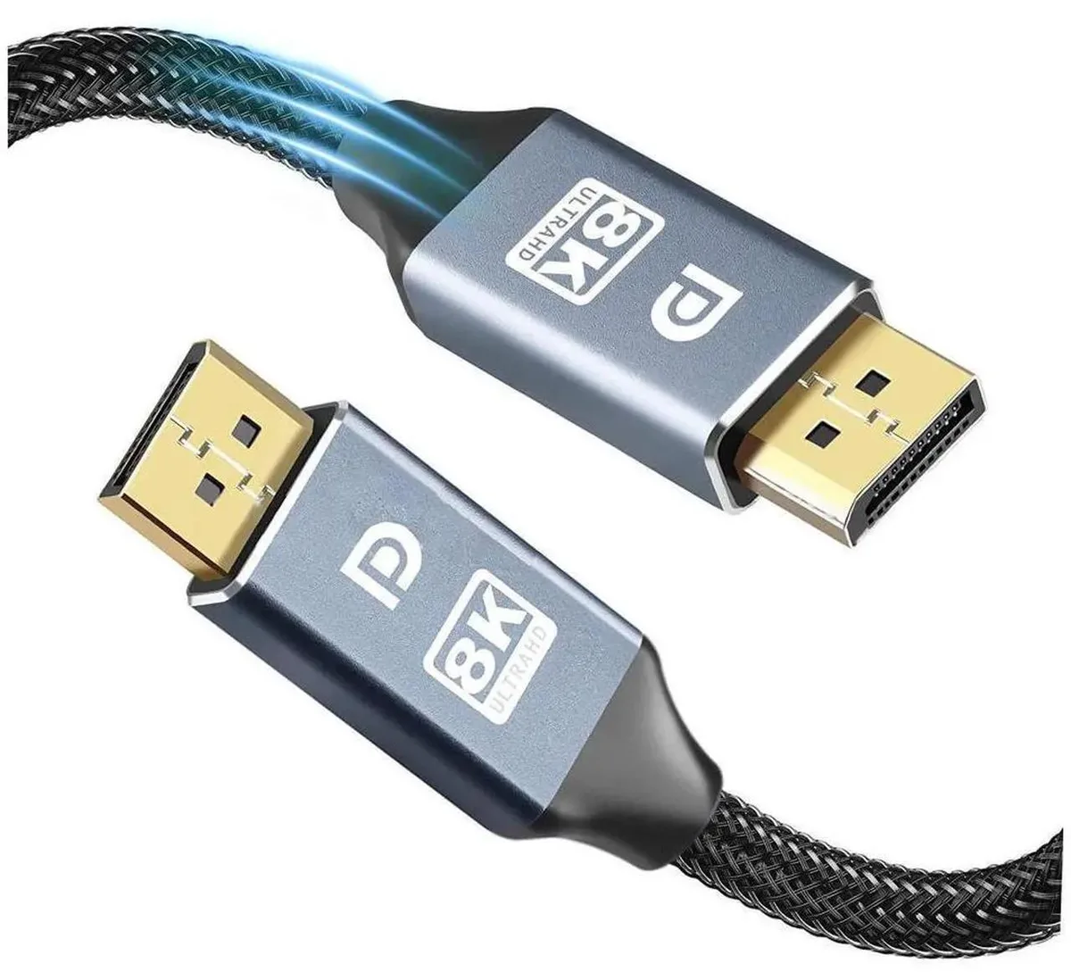 SMUGDESK SMUGDESK DP 1.4 DisplayPort Cable 10FT Nylon Braided — product photo