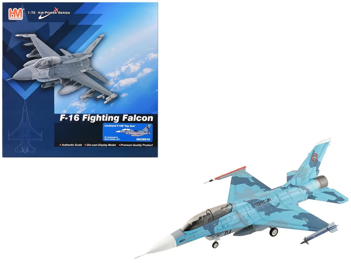 Hobby Master Hobby Master F-16B Fighting Falcon "Top Gun 04" 1/72 Diecast Model — product photo