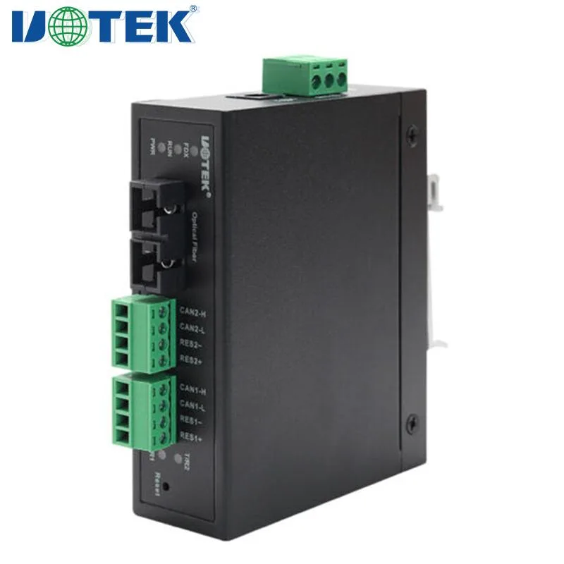 UOTEK UOTEK UT-6502SM-SC 2-Port CAN Bus to 100M Fiber Data Converter — product photo