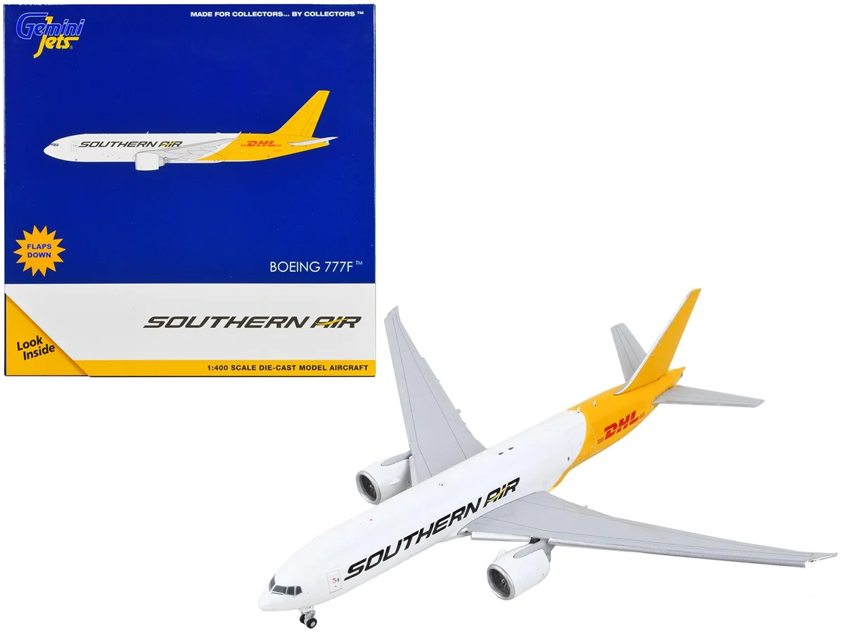 GeminiJets GeminiJets Boeing 777F Southern Air DHL 1/400 diecast hobby collectible — product photo