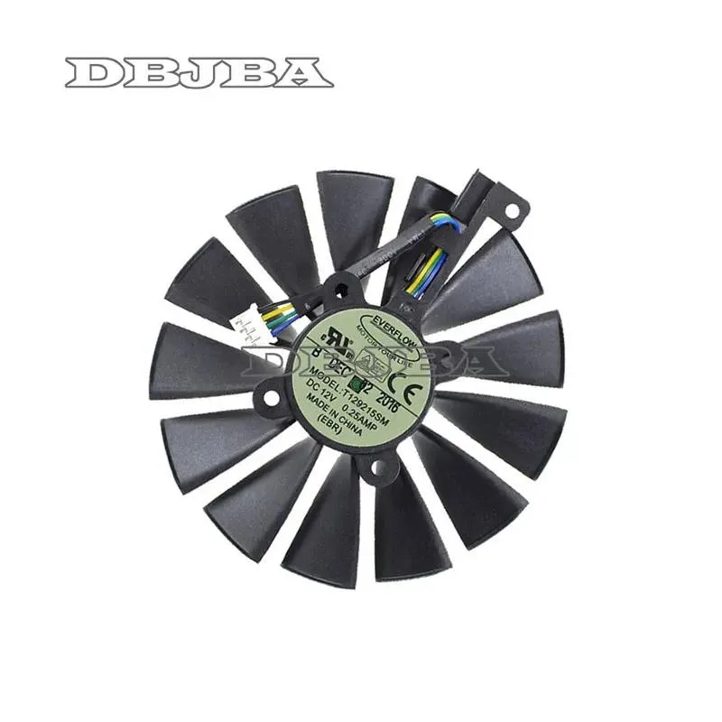 DBTLAP DBTLAP T129215SM DC12V 0.25A GPU Fan for ASUS STRIX RX470 RX570 4G — product photo
