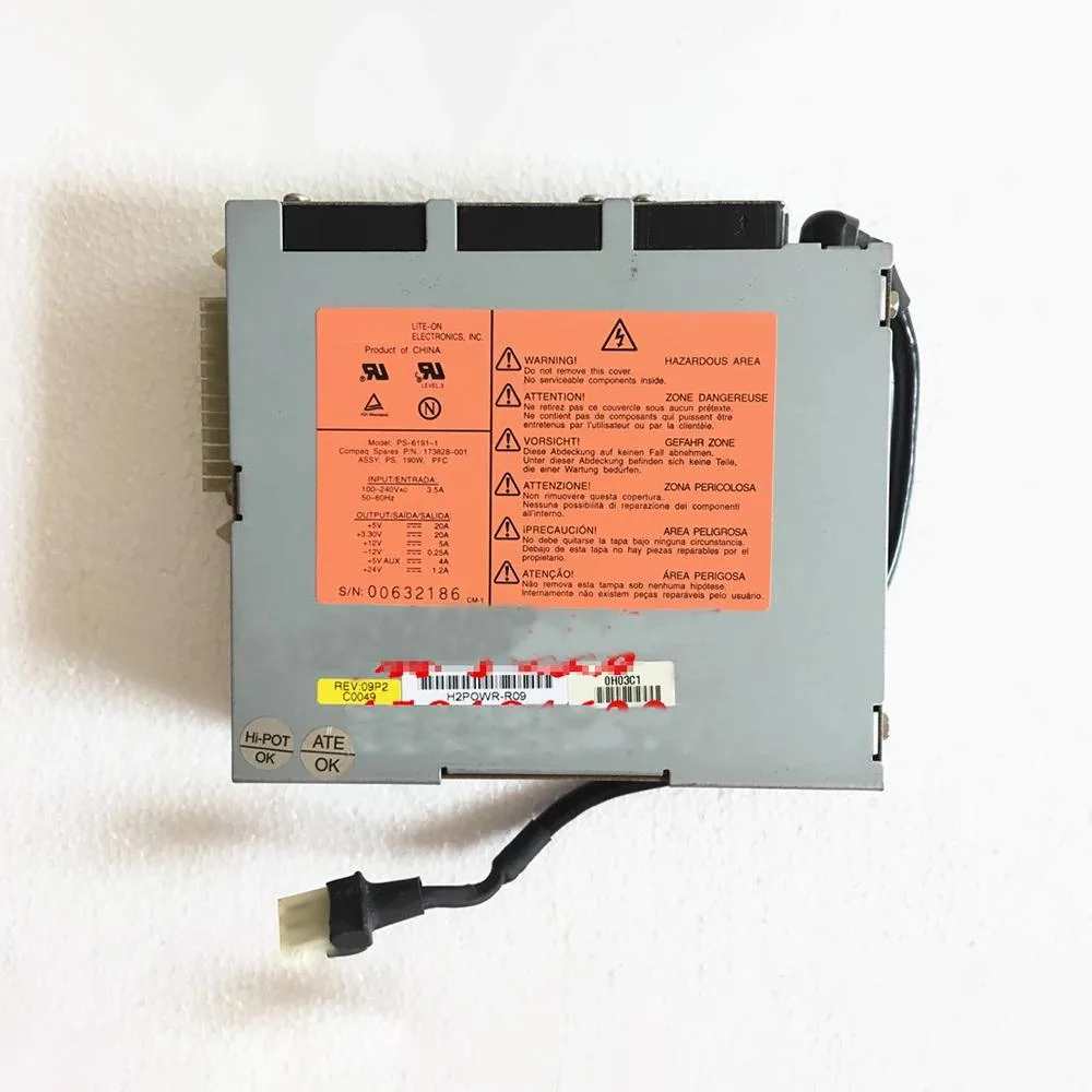 KHACHIMO KHACHIMO DL360 G1 190W 173828-001 PS-6191-1 Server Power Supply — product photo