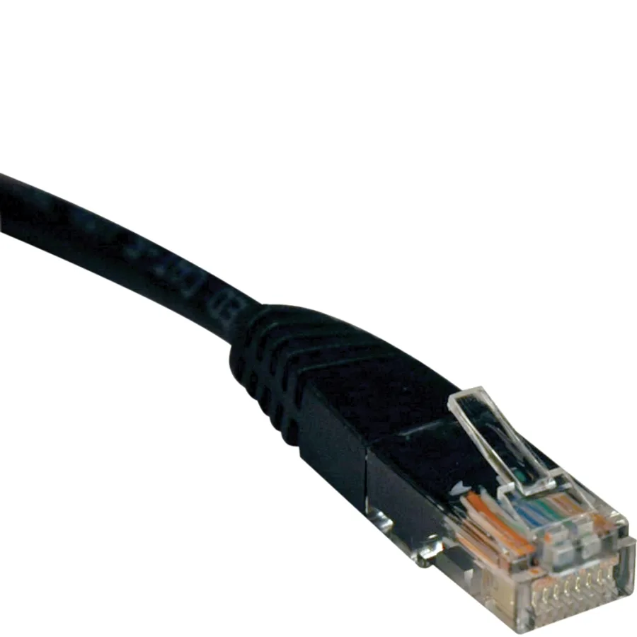 Tripp Lite Tripp Lite N002-100-BK Cat 5E network ethernet cable 100 ft black — product photo