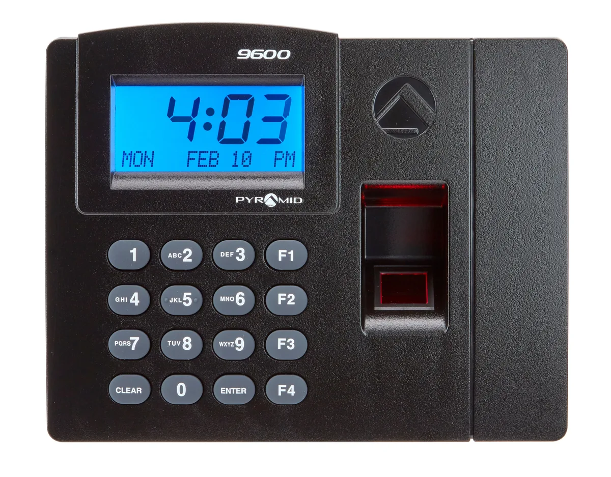 Pyramid Time Systems Pyramid Time Systems PUC-ZFWB-9CQC Biometric Time Clock System 100 Employees — product photo