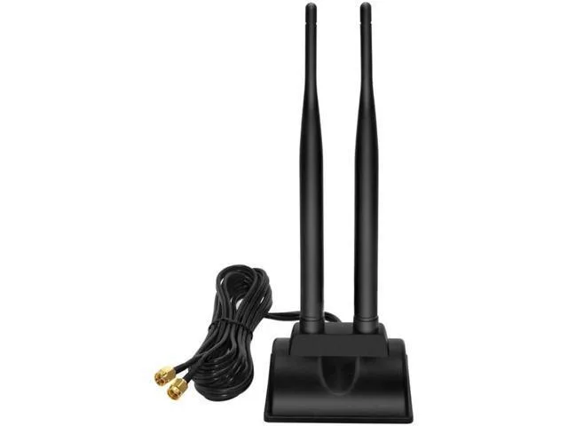 LORDWORLD LORDWORLD 5G Dual Band WiFi Antenna 6dBi RP-SMA Magnetic Base — product photo