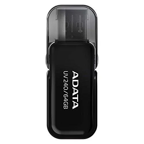 ADATA ADATA UV240 64GB USB 2.0 Flash Drive AUV240-64G-RBK — product photo