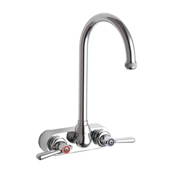 CHICAGO FAUCET COMPANY CHICAGO FAUCET COMPANY 521 Gooseneck Kitchen Faucet Manual 4" Mount — product photo