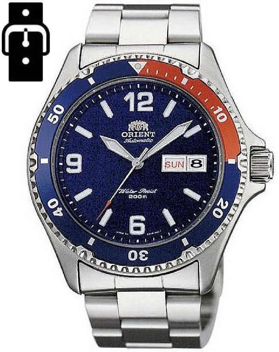 Orient Orient Mako II Automatic Watch FAA02009D9 41.5 mm Blue Dial — product photo