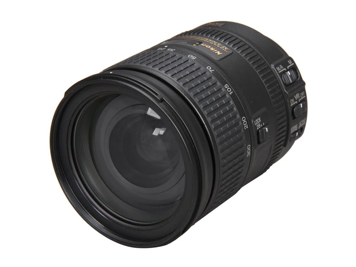 Nikon Inc Nikon Inc 2191 AF-S NIKKOR 28-300mm f/3.5-5.6G ED VR camera lens — product photo