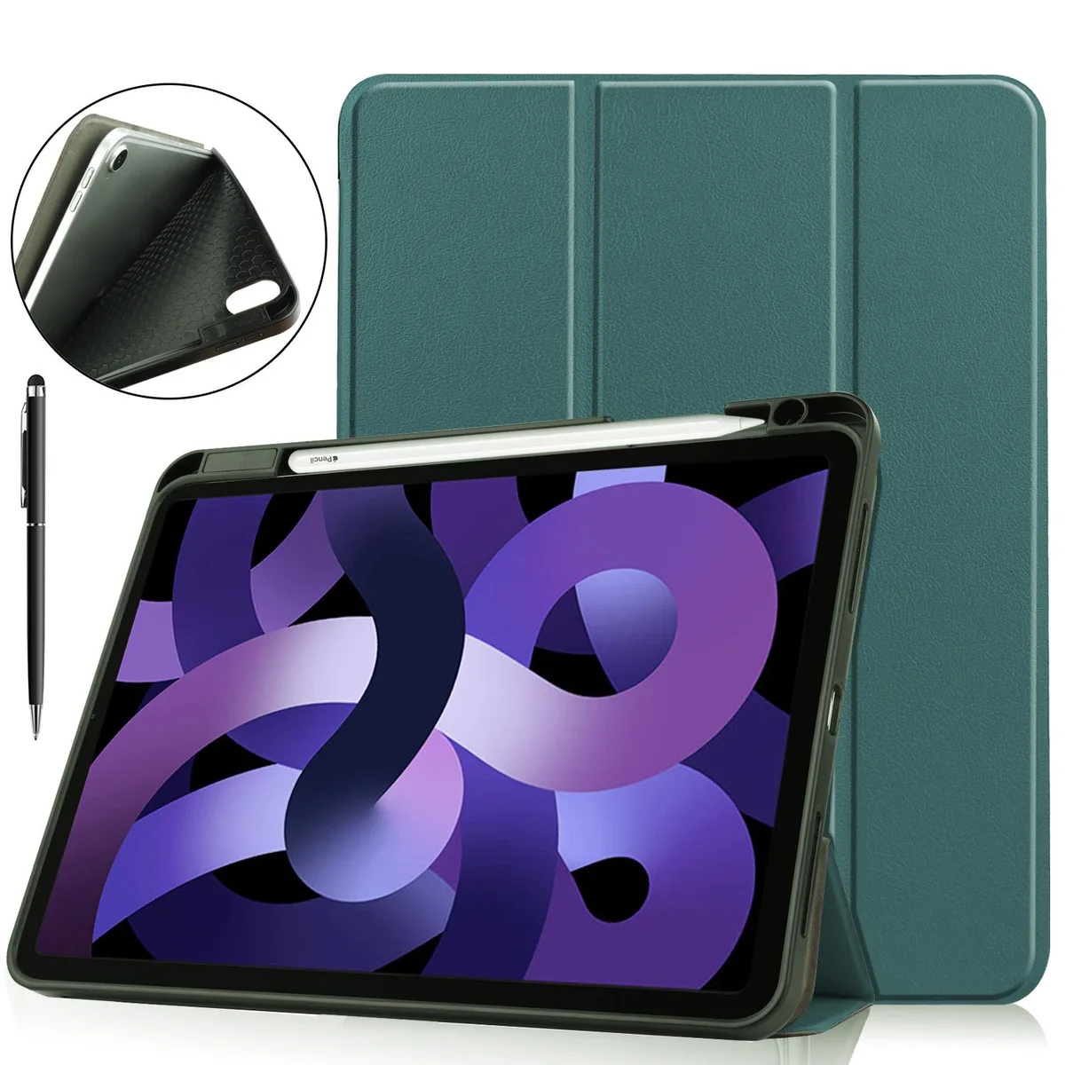 Werleo Werleo iPad Air 11" 2025/2024 10.9" 2022/2020 Case Dark Green — product photo