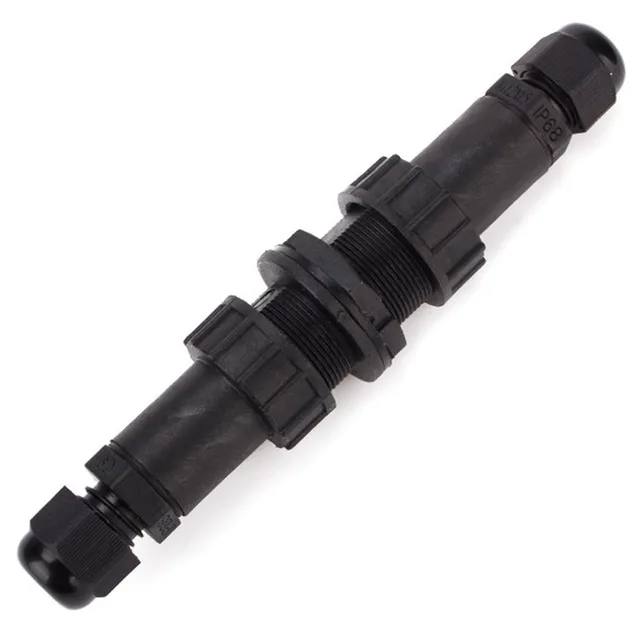 TeKit TeKit Thin Double-Headed Panel Mount RJ45 Waterproof Connector IP67 8 PIN — product photo