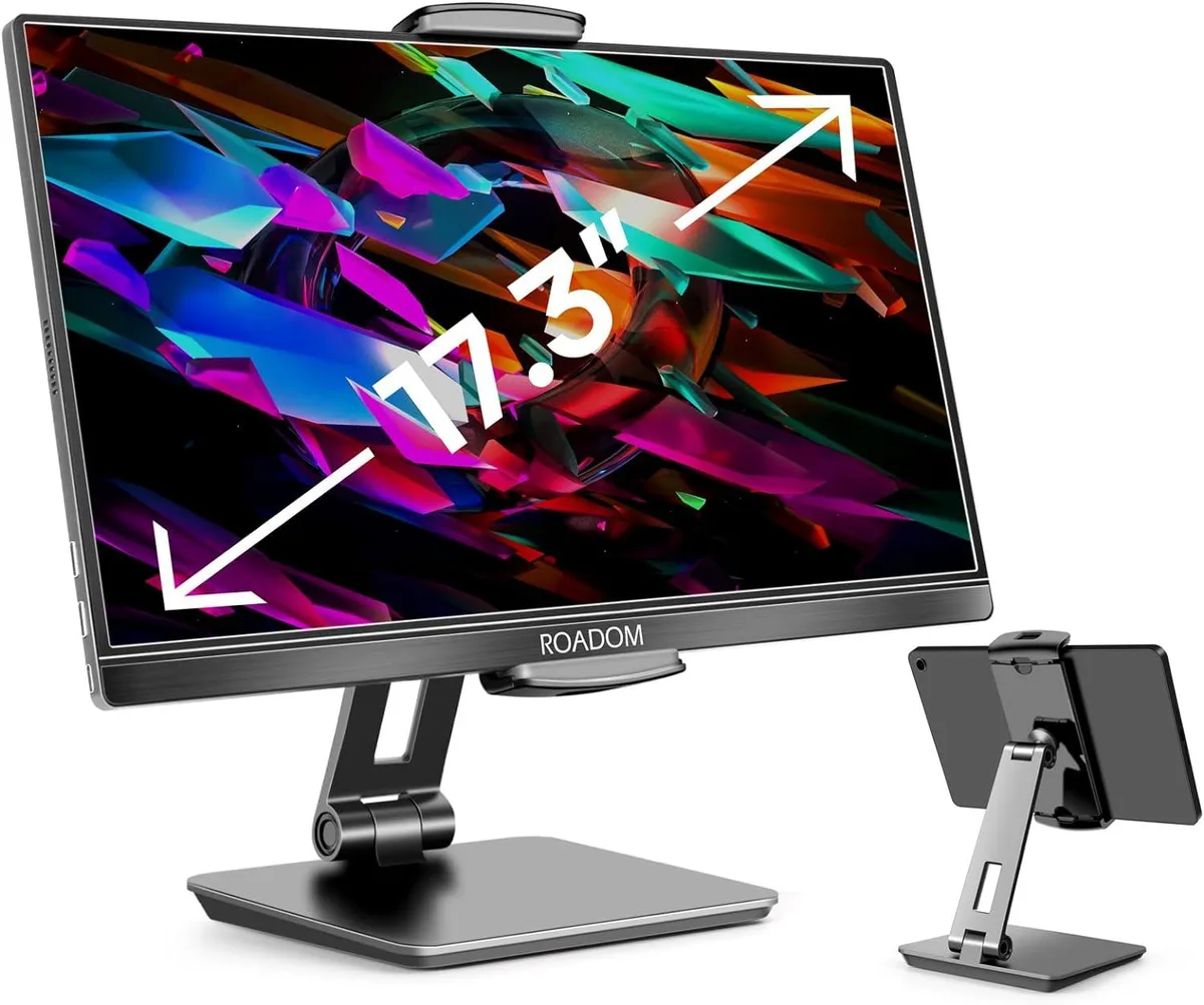 MCHOSE MCHOSE 360° Swivel 180° Tilt Tablet Holder 4.7-17.3" Black — product photo