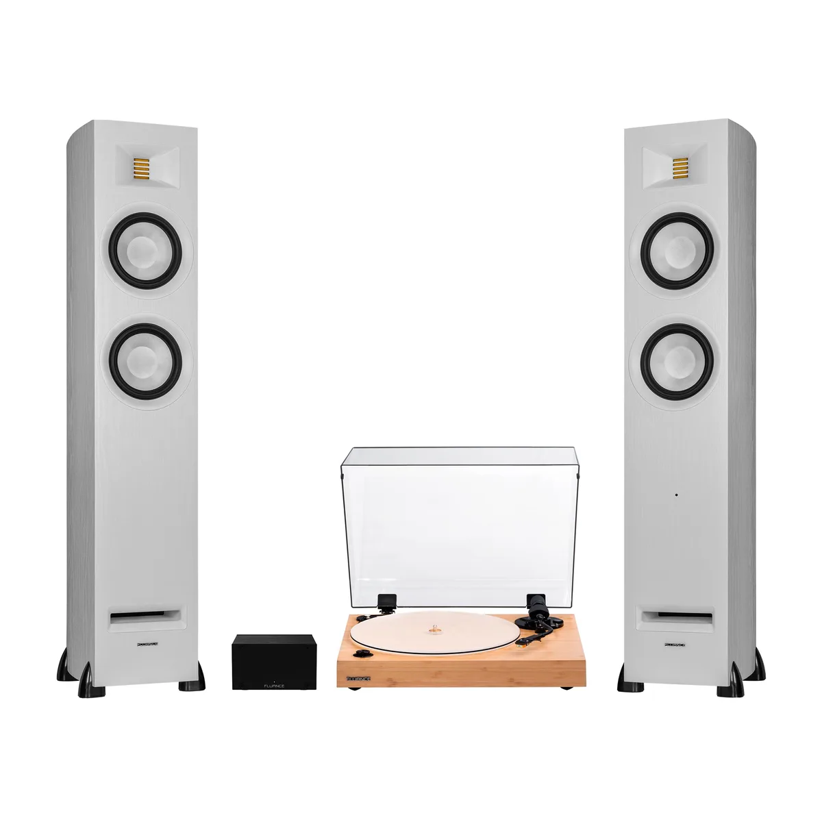 Fluance Fluance RT85N Turntable System with Nagaoka MP-110 Cartridge, Ri91 Speakers, PA10 Preamp — product photo