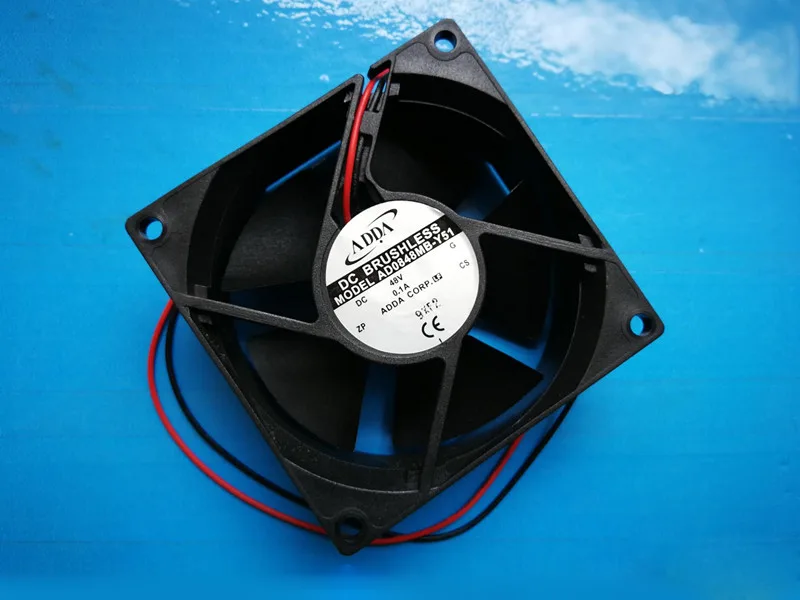 Zyvpee Zyvpee AD0848MB-Y51 80*32mm 48V 0.1A 2-wire case fan — product photo