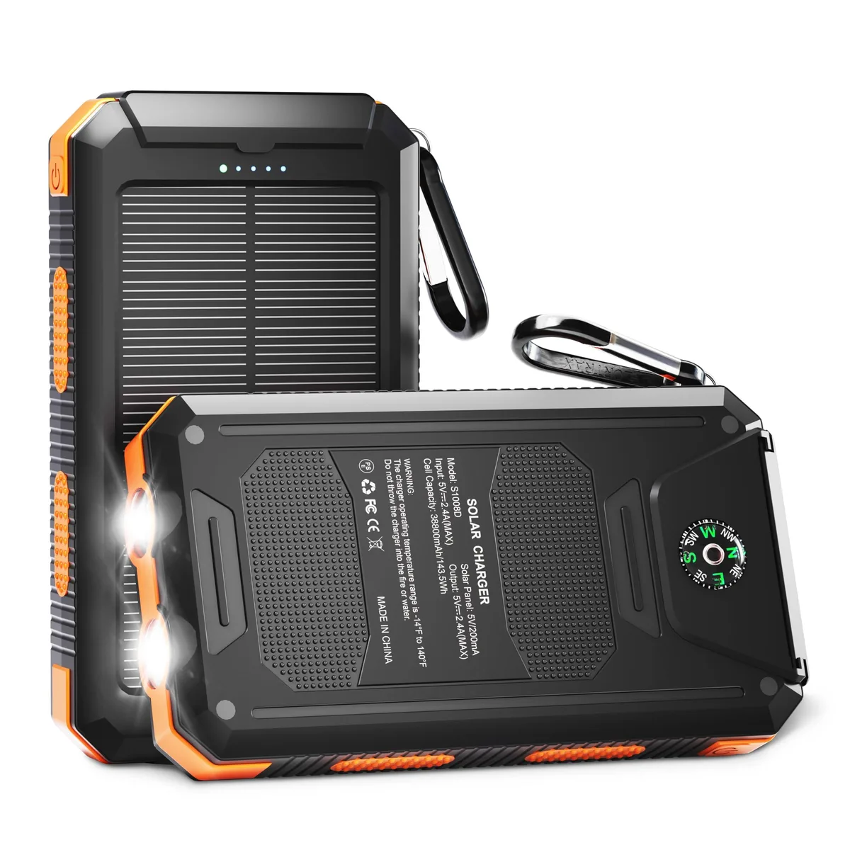 ViewSonic ViewSonic S1008D 38800mAh Power Bank Orange — product photo
