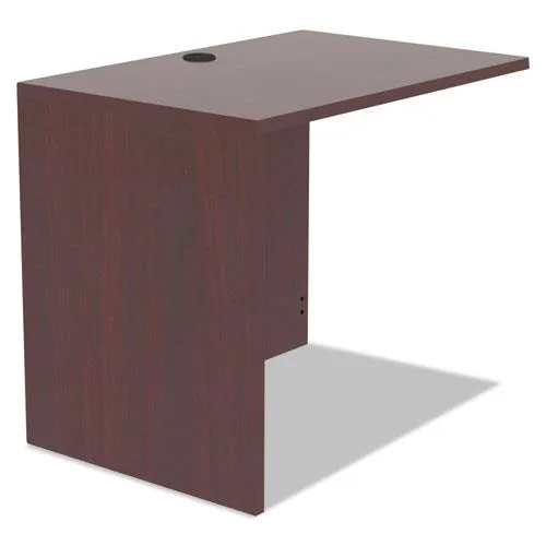 Alera Alera Valencia Reversible Return Bridge Shell 35w x 23d Mahogany — product photo