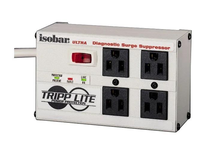 Tripp Lite Tripp Lite ISOBAR4ULTRA DUP surge protector 6 ft 4 outlets 2200 joules — product photo