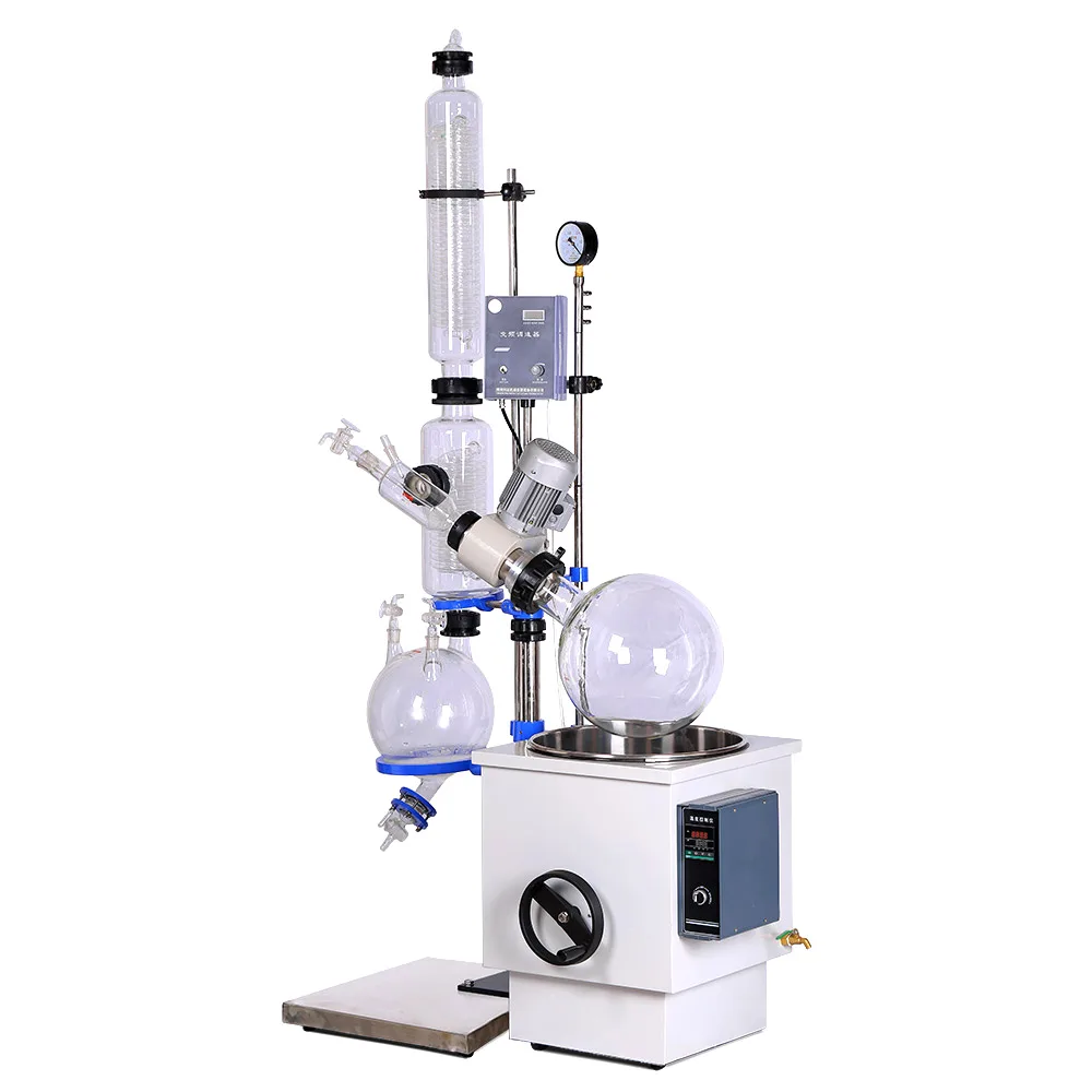 HNZXIB HNZXIB RE1002 10L Rotary Evaporator 110V Handwheel Lifting — product photo