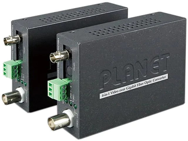 PLANET PLANET VF-101G-KIT 1-Channel Video over Fiber Kit — product photo
